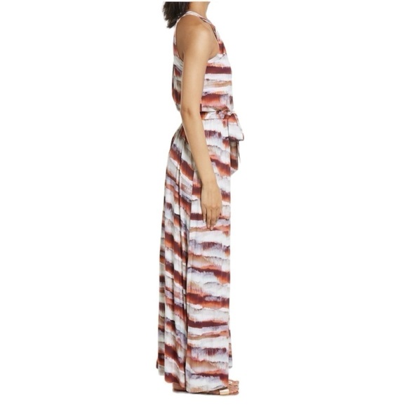 Ilse Jacobson Halter Maxi Dress in Langoustino NWT Size Medium - Picture 4 of 14